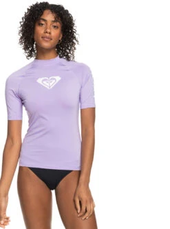 Roxy Whole Hearted - Kurzärmliger Rashguard Mit UPF 50 Für Frauen