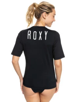 Roxy Enjoy Waves - Kurzärmliger Rashguard Mit UPF 50 Für Frauen -Modereich Geschaft erjwr03549 roxyw kvj0 bck1
