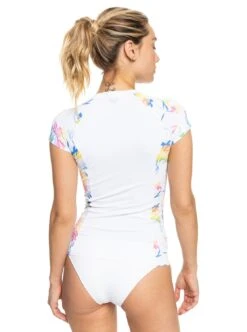 Surf & Roxy - Kurzärmliger Rashguard Für Frauen -Modereich Geschaft erjwr03551 roxyw wbb8 bck1