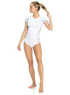 Surf & Roxy - Kurzärmliger Rashguard Für Frauen -Modereich Geschaft erjwr03551 roxyw wbb8 frt9