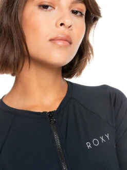 Roxy Zip Through - Langärmliger Rashguard Mit UPF 50 Für Frauen -Modereich Geschaft erjwr03585 roxyw kvj6 frt3