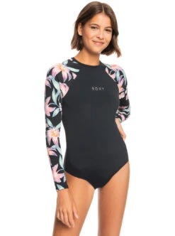 ROXY 2022 - Langärmliger Badeanzug Für Frauen -Modereich Geschaft erjwr03590 roxyw kvj6 frt1