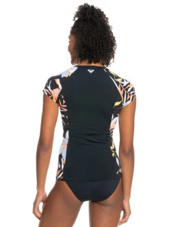 ROXY - Kurzarm-Rashguard Für Frauen -Modereich Geschaft erjwr03623 roxyw xkng bck1
