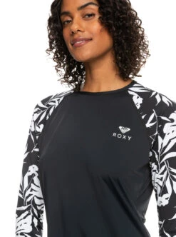 Roxy Beach - Langärmliger Rashguard Mit UPF 50 Für Frauen -Modereich Geschaft erjwr03653 roxyw kvj0 frt3