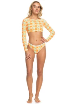 Roxy Wavy Babe - Gekürzte Langärmelige Rast-Weste Für Frauen -Modereich Geschaft erjwr03655 roxyw gbg6 frt9