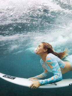 Roxy Pro Nose Ride - Langärmliger, Kürzerer Rashguard Für Frauen