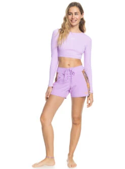 Roxy Ocean Dreamer - Langärmliger, Kürzerer Rashguard Für Frauen -Modereich Geschaft erjwr03678 roxyw png0 frt9