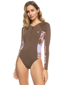 Roxy Splice It Up - Badeanzug Mit Langen Ärmeln Für Frauen