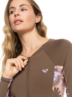 Roxy Splice It Up - Badeanzug Mit Langen Ärmeln Für Frauen -Modereich Geschaft erjwr03679 roxyw czd6 frt3