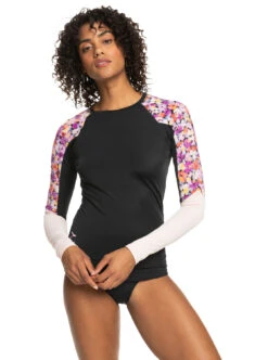 Roxy Active - Langärmliger Rashguard Mit UPF 50 Für Frauen