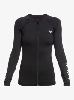 Roxy New Essentials - Langärmliger Rashguard Mit Reißverschluss Für Frauen -Modereich Geschaft erjwr03696 roxyv kvj0 frt1