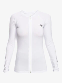 Roxy New Essentials - Langärmliger Rashguard Mit Reißverschluss Für Frauen -Modereich Geschaft erjwr03696 roxyv wbb0 frt1