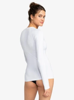 Roxy New Essentials - Langärmliger Rashguard Mit Reißverschluss Für Frauen -Modereich Geschaft erjwr03696 roxyw wbb0 bck1
