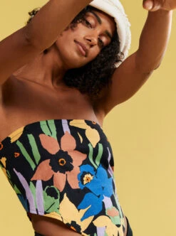 Roxy Iconic Place - Crop Top Mit Trägern Für Frauen -Modereich Geschaft erjwt03566 roxym kvj6 frt4