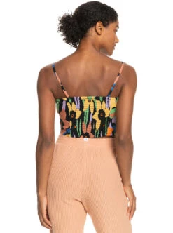 Roxy Iconic Place - Crop Top Mit Trägern Für Frauen -Modereich Geschaft erjwt03566 roxyw kvj6 bck1