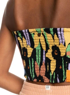 Roxy Iconic Place - Crop Top Mit Trägern Für Frauen -Modereich Geschaft erjwt03566 roxyw kvj6 bck3