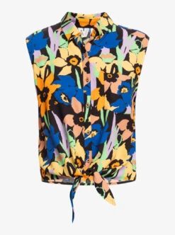 Roxy Tropical View - Ärmelloses Hemd Für Frauen -Modereich Geschaft erjwt03570 roxyv kvj6 frt1