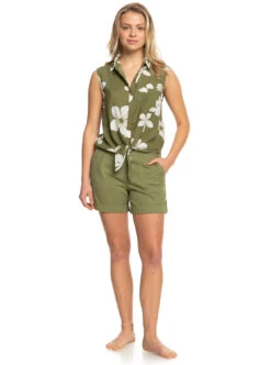 Roxy Tropical View - Ärmelloses Hemd Für Frauen -Modereich Geschaft erjwt03570 roxyw gng7 frt9