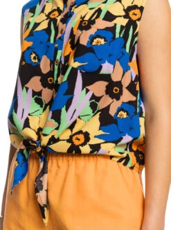Roxy Tropical View - Ärmelloses Hemd Für Frauen -Modereich Geschaft erjwt03570 roxyw kvj6 frt3