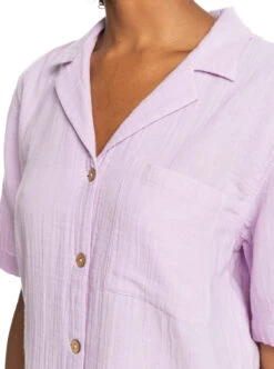 Roxy Aloha Sunset - Kurzärmliges Hemd Für Frauen -Modereich Geschaft erjwt03574 roxyw png0 frt3