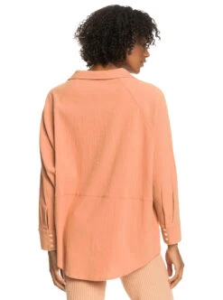 Roxy White Afternoon - Übergroßes Langarmshirt Für Frauen -Modereich Geschaft erjwt03577 roxyw ckl0 bck1