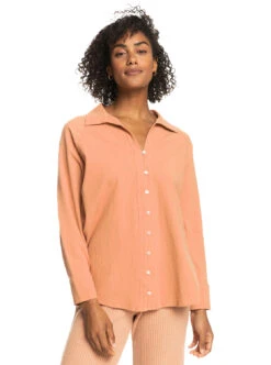 Roxy White Afternoon - Übergroßes Langarmshirt Für Frauen