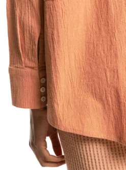 Roxy White Afternoon - Übergroßes Langarmshirt Für Frauen -Modereich Geschaft erjwt03577 roxyw ckl0 frt4