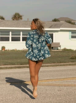 Roxy Life Button Up Mai Tai - Kurzärmliges Hemd Für Frauen -Modereich Geschaft erjwt03587 roxym bsk6 bck1