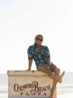 Roxy Life Button Up Mai Tai - Kurzärmliges Hemd Für Frauen -Modereich Geschaft erjwt03587 roxym bsk6 bck8