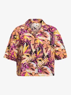 Roxy Rad Days - Kurzärmliges Hemd Für Frauen -Modereich Geschaft erjwt03608 roxyv xkny frt1