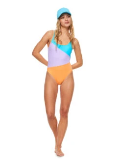 Roxy Colorblock Party - Badeanzug Für Frauen -Modereich Geschaft erjx103520 roxym bgz0 frt9