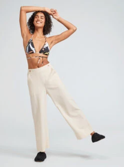 Roxy Hibiscus Wave - Tiki-Tri-Bikinioberteil Für Frauen -Modereich Geschaft erjx304859 roxym xkng frt2