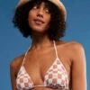 Roxy Check It - Tiki-Tri-Bikinioberteil Für Frauen