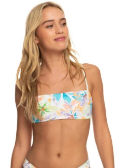 Roxy Retro Revo - Wendbares Bandeau-Bikinioberteil Für Frauen -Modereich Geschaft erjx304924 roxyw wbb8 frt1