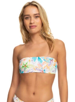 Roxy Retro Revo - Wendbares Bandeau-Bikinioberteil Für Frauen -Modereich Geschaft erjx304924 roxyw wbb8 frt2