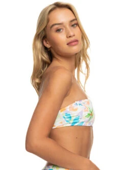 Roxy Retro Revo - Wendbares Bandeau-Bikinioberteil Für Frauen -Modereich Geschaft erjx304924 roxyw wbb8 frt3