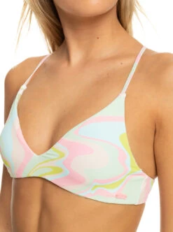 Roxy Tropics Hype - Sportliches Triangel-Bikini-Oberteil Zum Wenden Für Frauen -Modereich Geschaft erjx305014 roxyw gbg3 frt3