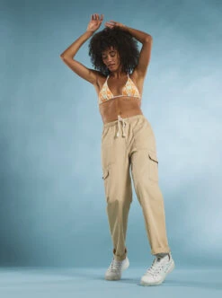 Roxy Wavy Babe - Tiki-Tri-Bikinioberteil Für Frauen -Modereich Geschaft erjx305020 roxym gbg6 bck9