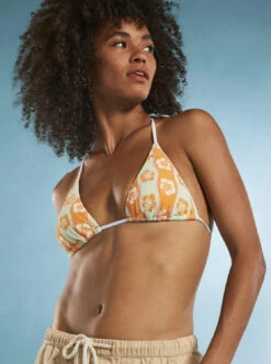 Roxy Wavy Babe - Tiki-Tri-Bikinioberteil Für Frauen -Modereich Geschaft erjx305020 roxym gbg6 frt1