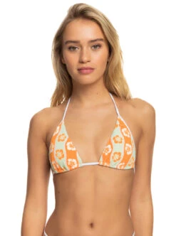 Roxy Wavy Babe - Tiki-Tri-Bikinioberteil Für Frauen -Modereich Geschaft erjx305020 roxyw gbg6 frt1