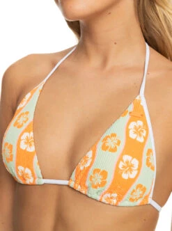 Roxy Wavy Babe - Tiki-Tri-Bikinioberteil Für Frauen -Modereich Geschaft erjx305020 roxyw gbg6 frt3