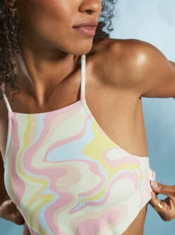 Roxy Tropics Hype - Crop-Bikinioberteil Für Frauen -Modereich Geschaft erjx305047 roxym gbg3 bck2