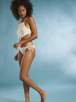 Roxy Tropics Hype - Crop-Bikinioberteil Für Frauen -Modereich Geschaft erjx305047 roxym gbg3 bck9