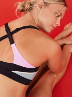 Roxy Active Athletic - Sportliches BH-Bikinioberteil Für Frauen -Modereich Geschaft erjx305076 roxym kvj0 bck1