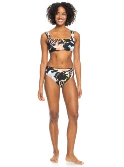 Roxy Hibiscus Wave - Bikiniunterteil Mit Mittelhohem Bund Für Frauen -Modereich Geschaft erjx404492 roxyw xkng frt9