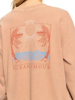 Roxy Love Sunset - Oversize Boyfriend-T-Shirt Für Frauen -Modereich Geschaft erjzt05458 roxyw ckl0 bck2