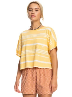 Roxy Stripy Sand - T-Shirt Für Frauen