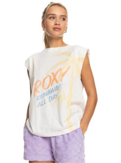 Roxy The Smell Of The Sea - T-Shirt Für Frauen -Modereich Geschaft erjzt05463 roxyw wbk0 frt1 1