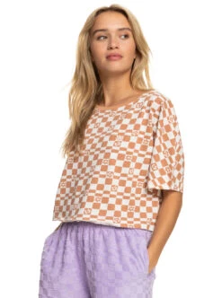 Roxy Power Check - Oversize Crop-T-Shirt Für Frauen
