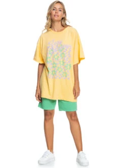 Roxy Sweet Flowers - Oversize Boyfriend-T-Shirt Für Frauen -Modereich Geschaft erjzt05469 roxyw nfk0 frt9
